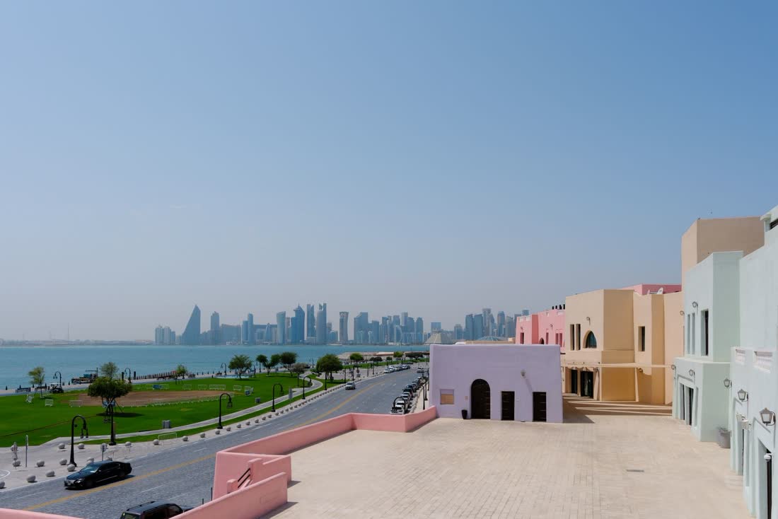 Residential buildings in Fox Hills, Lusail